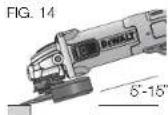 DEWALT DCB127 - ASSEMBLAGE ET RETRAIT DES MEULES À MOYEU INTÉGRÉ (FIG. 15) - 1