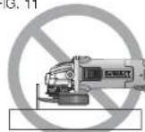DEWALT DCB127 - ESMERILADO DE BORDES CON DISCOS DE ESMERILAR (FIG. 11) - 1