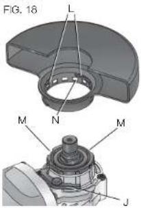 DEWALT DCB127 - MOUNTING CLOSED (TYPE 1) GUARD - 1