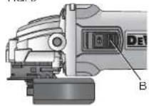 DEWALT DCB127 - LOCK-ON BUTTON (FIG. 6) DWE402, DWE402G - 1