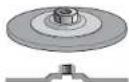 DEWALT DCB127 - 4-1/2" (115 mm) Grinding Wheels - 6
