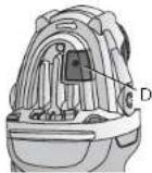 DEWALT DCB127 - BOTÓN DEL SEGURO DEL EJE (FIG. 7) - 2