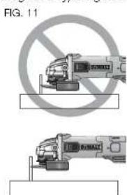DEWALT DCB127 - EDGE GRINDING WITH GRINDING WHEELS (FIG. 11) - 1