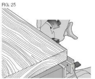 DEWALT DCB205 - CONFIGURATION SPÉCIALE POUR LES COUPES TRANSVERSALES LARGES (FIG. 24, 25) - 2
