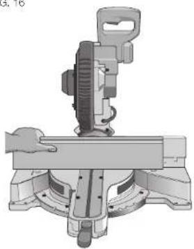 DEWALT DCB205 - Cutting Base Molding (Fig. 16) - 1