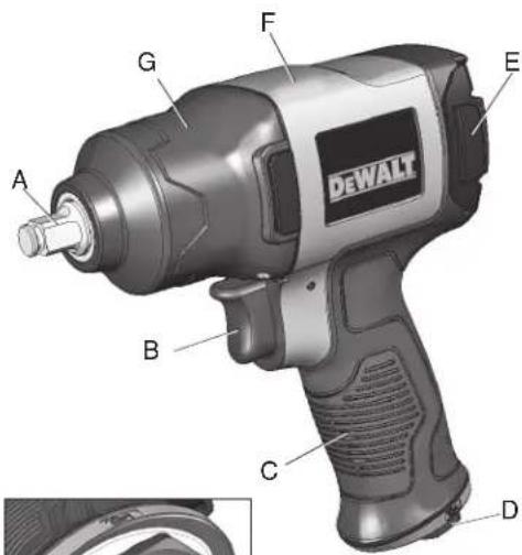 DEWALT DCB230 - 3/8" IMPACT WRENCH - 1