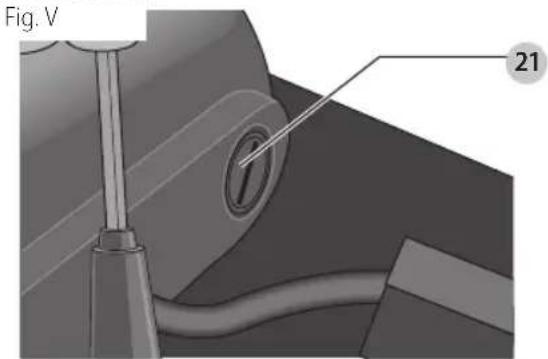 DEWALT DCB609 - Cambio de Escobillas (Fig. V) - 1