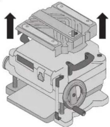 DEWALT DCB609 - Para Cambiar las cucillas de la Cepilladora (Fig. P-U) - 1