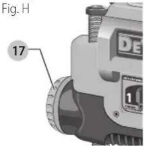 DEWALT DCB609 - Tope de Torre (Fig. H) - 1