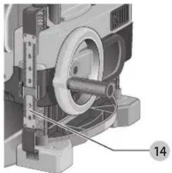 DEWALT DCB609 - Depth Adjustment Scale (Fig. G) - 1