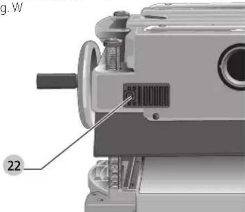 DEWALT DCB609 - Para Reemplazar las Escobillas de la Cepilladora (Fig. V, W) - 1