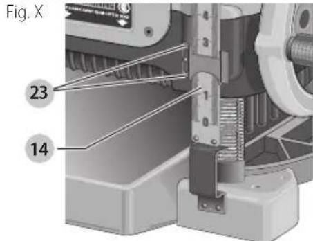 DEWALT DCB609 - Calibración de la Escala de Ajuste de la Profundidad (Fig. X) - 1