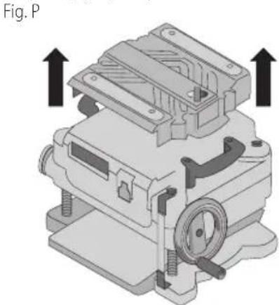 DEWALT DCB609 - To Change Planer Knives (Fig. P-U) - 1