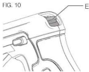 DEWALT DCE100 - Choix de la vitesse (Fig. 10) - 1