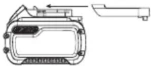 DEWALT DCM200 - Transportar a bateria FLEXVOLT™ - 1