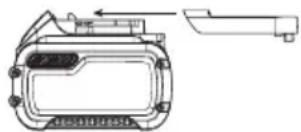 DEWALT DCM200 - Μεταφορα της Μπαταριας FLEXVOLT™ - 1