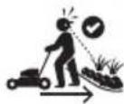DEWALT DCS353 - The following are explanations of important safety hazard pictorials on the mower. - 9