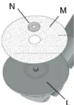 DEWALT DWE5615 - MOUNTING SANDING BACKING PADS - 1