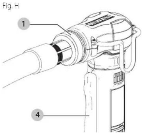 DEWALT DWHTHT450 - Brancher un tuyau PEX (Fig. A, G, H) - 2