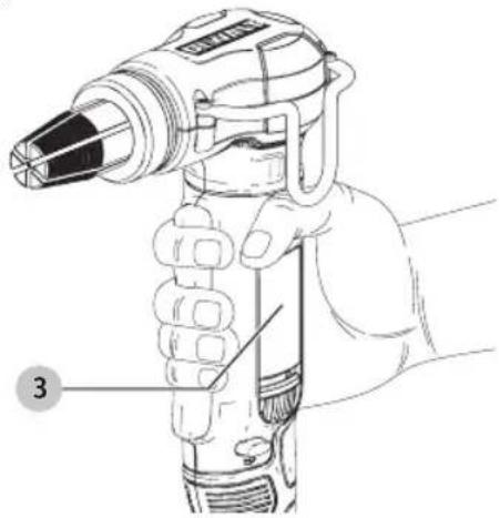 DEWALT DWHTHT450 - Proper Hand Position (Fig. F) - 1
