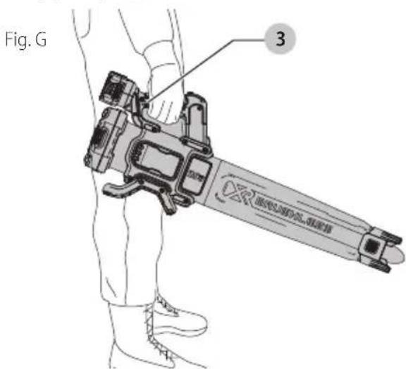 DEWALT DCBL722 - Posicion Adecuada de las Manos (Fig. G) - 1