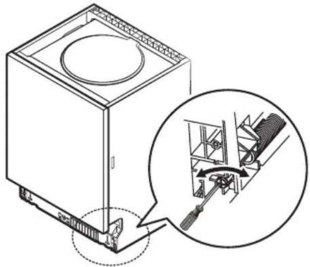 SCHNEIDER SCDW644D00 - Étape 3 : Réglage de la tension des ressorts de la porte - 1