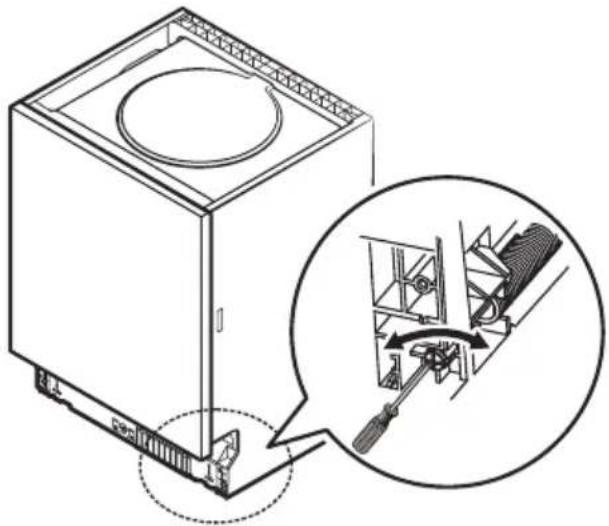 SCHNEIDER SCDW644D00 - Schritt 3: Einstellen der Türfederspannung - 1