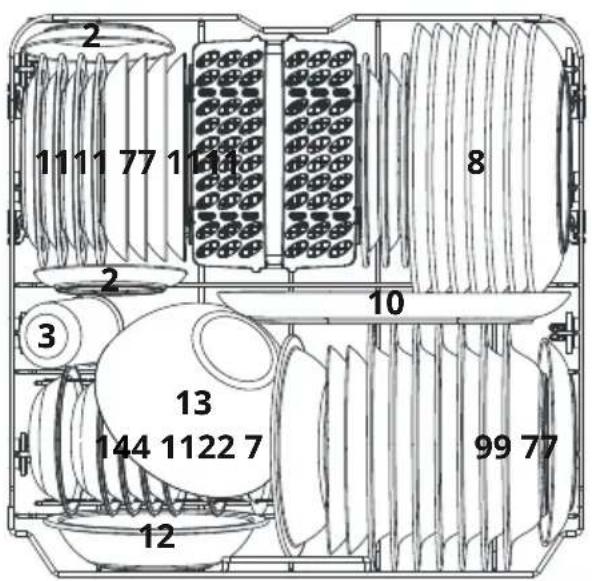 SCHNEIDER SCDW644D00 - Unterer Korb : - 1
