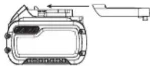 DEWALT DCV501 - Μεταφορα της Μπαταριας FLEXVOLT™ - 1