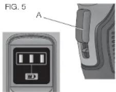 DEWALT DWST83472 - Cómo instalar y retirar la unidad de batería (Fig. 4) FIG. 4 - 2