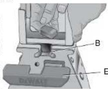 DEWALT DW739 - Tope/soporte para piezas - 1