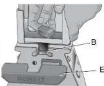 DEWALT DW739 - Work Stop/Support - 1