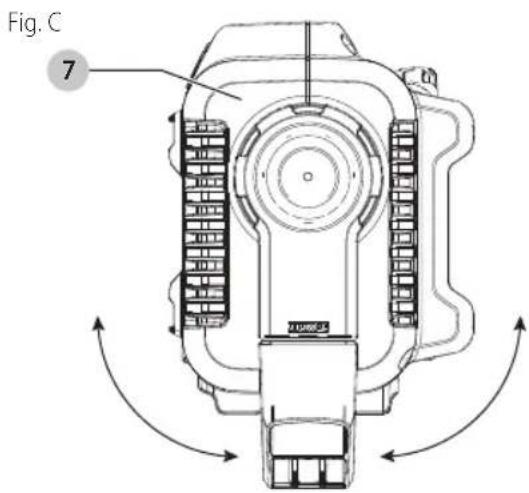 DEWALT DCL077 - Pivoting the Light Housing (Fig. C, D) - 1