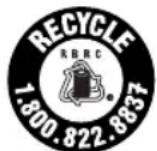 DEWALT DCL077 - El sello RBRC - 1