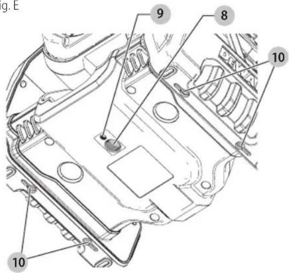 DEWALT DCE511 - Keyhole Slots (Fig. E) - 1
