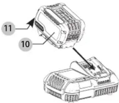 DEWALT DCBL772 - Charging a Battery (Fig. C) - 1