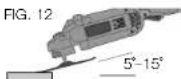 DEWALT DCB201-B3 - USING SANDING BACKING PADS (FIG. 12) - 1