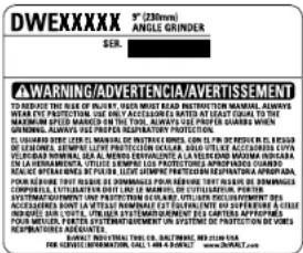 DEWALT DCB201-B3 - REMPLACEMENT GRATUIT DES ÉTIQUETTES - 1