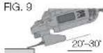 DEWALT DCB201-B3 - SURFACE GRINDING WITH GRINDING WHEELS (FIG. 9) - 1