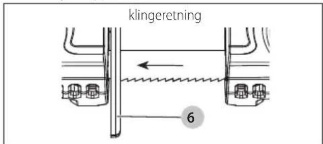 DEWALT DCS378 - Sadan monteres klingen (Fig. A, C-E) - 1