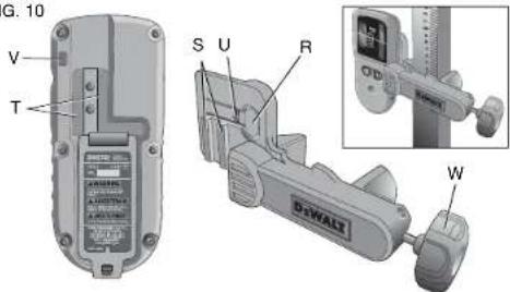 DEWALT DCB119 - Operación del detector (Fig. 9) - 1