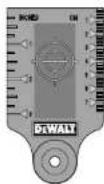 DEWALT DCB119 - Tarjeta para detección de láser - 1