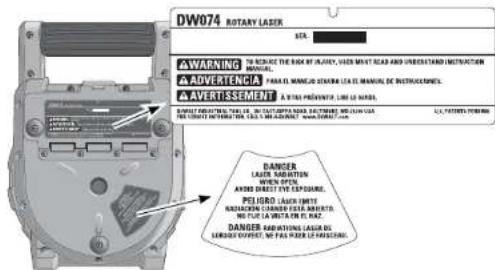 DEWALT DCB119 - Instrucciones de seguridad para láseres - 2