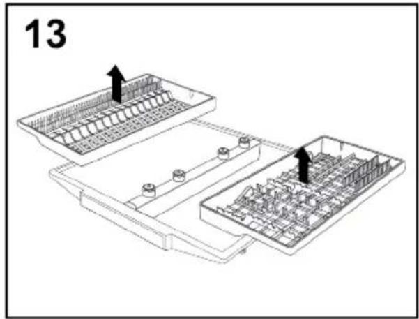 HAIER XF 6A0M4PDX - UTILISATION DU TROISIÈME PANIER (uniquement sur certains modèles) - 2