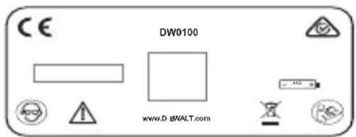 DEWALT DW0100 - AVISO: - 1