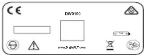 DEWALT DW0100 - ADVERTENCIA: - 1
