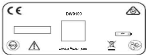 DEWALT DW0100 - AVERTISSEMENT: - 1