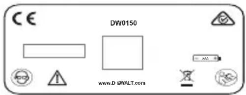 DEWALT DW0100 - AVISO: - 2