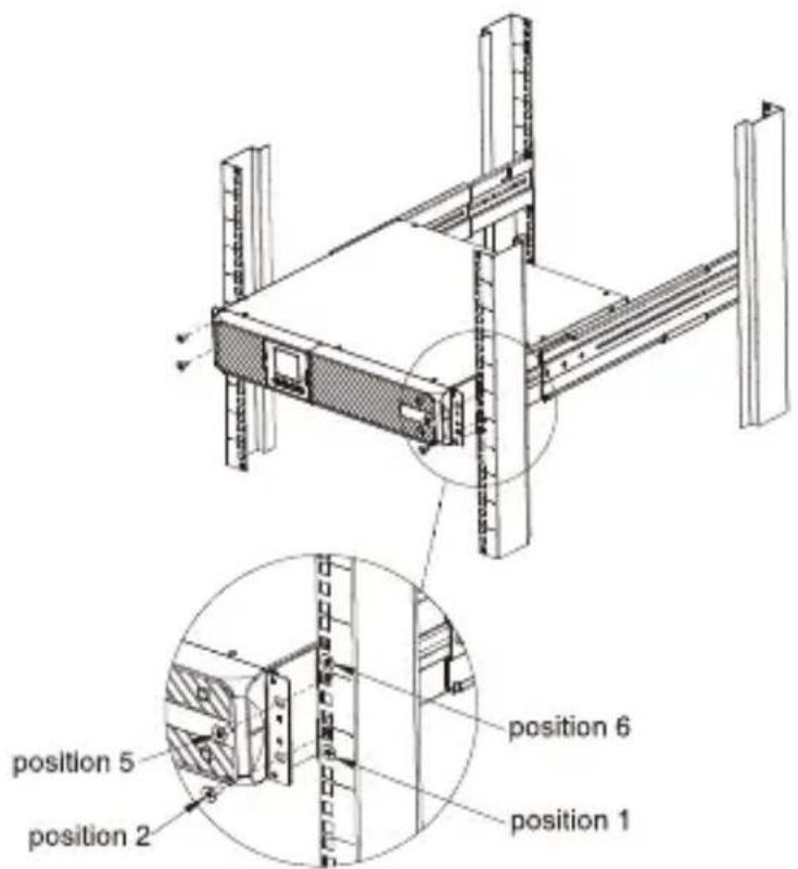 CONCEPTRONIC ZEUS51E - Paso 3: Instalar el UPS en el rack (optional) - 1