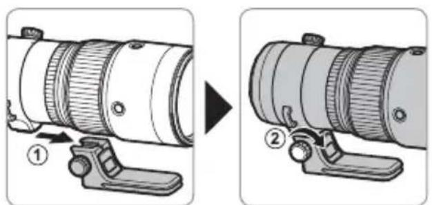 FUJIFILM GF500mmF5.6 R LM OIS WR - Removing the Tripod Collar Foot - 1